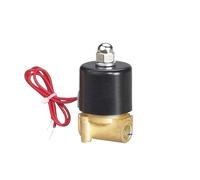QEFHSVVZE 1 Unidad 2W025-08 Válvula solenoide de Aire de 1/4", 2 Posiciones y 2 Puertos, 12 V, Control neumático de Agua, 12 V CC, 24 V CC, 220 V(Brass Body,Motor with Bracket)