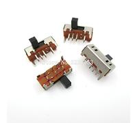 QEFHSVVZE Interruptor 10 unids/Lote Interruptor de Doble Tiro de Doble Polo/Interruptor Horizontal/Esfera Lateral/Dos Filas de Tercer Engranaje S-23D06G5 S23d06g5