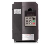 QEFHSVVZE Inversor VFD 1.5KW/2.2KW/4KW Mini convertidor de frecuencia ZW-AT1 Salida 3P 220V o Triple 380V con pequeño Wyt3(1.5kw 220v(Black))
