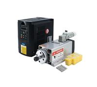 QEFHSVVZE Motor refrigerado por Aire de 2,2 kw, 1,5 kw, 24000 RPM, inversor YL VFD y 1 Juego de Pinza ER20 o ER11 for fresadora(Aviation Plug YL VFD,2.2KW 220V)