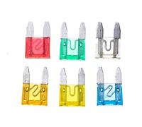 QEFHSVVZE TMP1105 Duradero 120PC 5/10/15/20/25/30A Juego de fusibles de Coche pequeño Fusible de Hoja estándar Mixto for Auto camión Accesorios de Barco automotriz