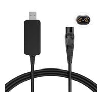 QEJADI Cable de carga USB de 8 V para afeitadora, afeitadora eléctrica, cable de carga compatible con Philips Norelco OneBlade HQ850 QP2530 QP2630/70