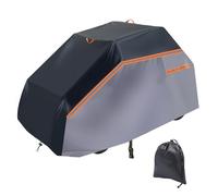 QENETY Cubierta para cortacésped 420D, resistente al agua, resistente al viento, al polvo, anti-UV, cubierta de almacenamiento para cortacésped, para exteriores e interiores, ajuste universal