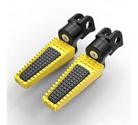 QEOQWQB For A//p//r//i//l//i//a M//a//n//a850/G//TS//h//i//v//e//r 750/GT/SL S//h//i//v//e//r900 Pedal de reposapiés delantero o trasero motocicleta(Front Adjust Gold)