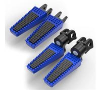 QEOQWQB For bb//m//w F800R K1200R/Sport K1200S K1300R K1300S S1000R K63 S1000RR K67 apoyapiés traseros delanteros giratorios for motocicleta Pedal de reposapiés(Type 2 Blue)