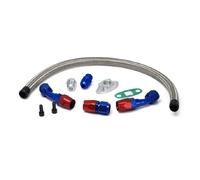 QEOQWQB KIT De Línea Retorno Drenaje Aceite TURBO + Conector 10AN For TURBOCOMPRESOR T3/T4 GT45 T04 EP-WXB02OUT