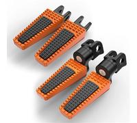 QEOQWQB Pedal de reposapiés delantero y trasero motocicleta for A//p//r//i//l//i//a M//a//n//a850/GT S//h//i//v//e//r 750/GT/SL 900(Type 2 Orange)