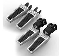 QEOQWQB Pedal de reposapiés delantero y trasero motocicleta for A//p//r//i//l//i//a M//a//n//a850/GT S//h//i//v//e//r 750/GT/SL 900(Type 2 Silver)