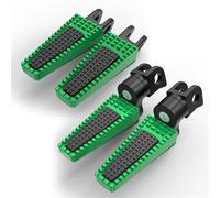 QEOQWQB Reposapiés delanteros y traseros ajustables for motocicleta, Pedal for H//o//n//d/a MSX125/G//R//O//M 125 2013 2014 2015 2016 2017 2018 2019(Type 2 Green)