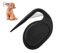 QEOTOH Grooming Knife for Long-Haired Pets - Remove Clumps, Mini Portable Pet Hair Trimmer Grooming Comb for Removing Tangled and Loose Hair, Multifunctional Pet Grooming Tools (Black 1PC)