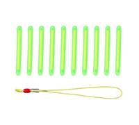 QEQSHQO 10 unidades Glow Sticks Luminosos, Barras Luminosas Fluorescentes para Pesca Nocturna, Accesorios de Pesca con Luz Química, Luz para Cañas de Pesca (4,5 * 37mm)