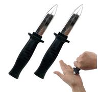 QEQSHQO 2pcs Cuchillos Retráctiles Cuchillo de Truco Falso de Plástico Gadget de Truco de Juguete Divertido Dagas Desaparecidas para Trucos de Magia de Fiesta de los Inocentes