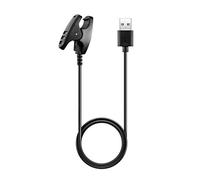 QERMULA 1M USB Clip Cargador Cable para Suunto 3 Spartan Trainer Ambit Ambit 2 3 Traverse Cargador USB Dock Negro