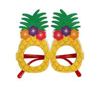 Qerwsdty 1 pieza Gafas Hawaianas Verano Tema Tropical Decoración Fieltro Plástico de Gafas de Fotos I