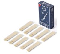 Qerwsdty 10 hojas para clarinete, cañas, cañas, partes de instrumentos, dureza: 2,5