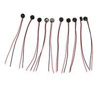 Qerwsdty 10 micrófonos de condensador electret 4 mm x 2 mm para PC, teléfono, MP3, MP4