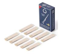 Qerwsdty 10 piezas clarinete hoja instrumento hoja accesorios de repuesto dureza 2.0