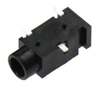 Qerwsdty 100 Piezas PJ320A 3,5 mm Conector de Audio para Auriculares 3/4 Interfaz de Audio Dip/SMD