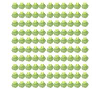 Qerwsdty 110 interruptores V3 lubricados silenciosos para teclados mecánicos lineales táctiles de 5 intercambiables en caliente PA66, vástago prelubricado, color verde limón