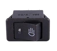 Qerwsdty 12V 35A Interruptor basculante LED luz antiniebla Coche vehiculo Encendido-Apagado Tablero salpicadero Azul