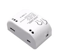 Qerwsdty 1CH Smart Switch 7-32V AC DC WIFI Tuya Mando a distancia 433 Interruptor de luz 10 A Rele Relais Auto Bloqueo Tip
