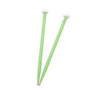Qerwsdty 2 accesorios para instrumentos de percusión, cabeza de fieltro de arce, timbal, baqueta, tambor, color verde