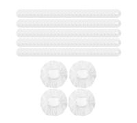 Qerwsdty 200 Piezas de Fundas para Auriculares, Almohadillas Desechables para los Oídos, Sanitaria No Tejida para Auriculares, Protector Elástico Resistente Al Sudor para Auriculares