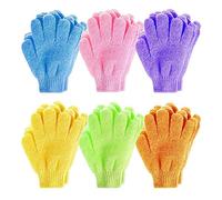 Qerwsdty 30 Piezas de Guantes Exfoliantes para BañO, Guantes Exfoliantes para Ducha, Esponja Exfoliante Corporal para Masaje para Limpieza de la Piel