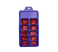 Qerwsdty 300 Piezas/Juego UñAs Postizas Cubierta Puntas de UñAs Postizas Mate Manicura de Arte de UñAs Puntas Mate para ExtensióN de UñAs Postizas Falsas 01