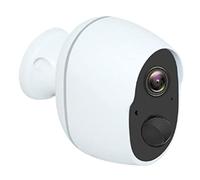 Qerwsdty 3MP 9000MAh BateríA WIFI CáMara de Vigilancia Tuya Smart Home ProteccióN de Seguridad al Aire Libre CáMara CCTV InaláMbrica (A)