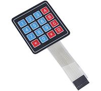 Qerwsdty 4 x 4 Teclado de 16 Teclas de conmutacion de Membrana Teclado
