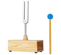 Qerwsdty 440HZ Tuning Fork, Tuning Fork Resonance Box, para Terapia de Sonido, Yoga, MeditacióN y RelajacióN