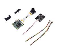 Qerwsdty 4K Split Cam 3D Gyroflow V4 GrabacióN HD DVR Mini CáMara FPV WDR Salida de TV de Baja Latencia Disparador RC para Capturar Drones