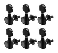 Qerwsdty 6 Piezas de Afinadores de Bloqueo, Cabezales de Afinación, Clavijas de Afinación de Cuerdas de Bloqueo, Eléctrica, 3L +