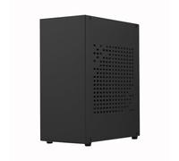 Qerwsdty A07 Mini ITX Caja de Computadora Chasis HTPC Caja de Host Caja USB3.0 ITX Chasis de Computadora Personal Caja de Escritorio Negro