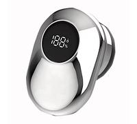 Qerwsdty Afeitadora EléCtrica IPX7 a Prueba de Agua EléCtrica para Hombres Mini Afeitadora PortáTil con Pantalla Digital