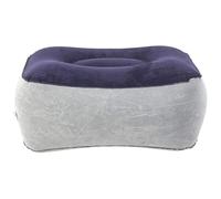 Qerwsdty Almohada Inflable de PVC para Pies, Almohada de Viaje con Flocado, Almohadilla de Relajación, Almohadilla de Masaje de Pies para Exteriores