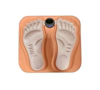 Qerwsdty Almohadilla Masajeadora Pies 3D, Alfombrilla Masajeadora Plegable para Pantorrillas, 6 Modos, 15 Niveles, Estimulador Eléctrico Muscular, Ayudante para Pies, Relaja los Músculos