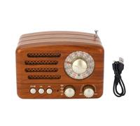 Qerwsdty Altavoz Bluetooth Retro Inalámbrico Sonido, Radio Am FM Portátil para Dormitorio, Comedor, Oficina