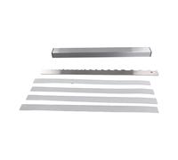 Qerwsdty Barra de nivelación para barra de cuello de guitarra, herramienta de lutúa con papel de lija y regla recta para cuello de guitarra con muesca