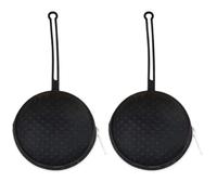 Qerwsdty Bolsa de Almacenamiento Portátil A Prueba de Polvo para Bebés, Bolsa de Silicona con Cordón, Bolsa de Almacenamiento para Bebés, Color Negro