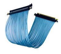 Qerwsdty Cable de Extensión para Tarjeta Gráfica GPU PCIE 4.0 X16 Cable Plateado PCI-e 4.0 32 GB/S 12 para Tarjeta Gráfica 3090