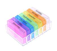 Qerwsdty cajas de tableta de 7 dias