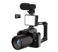 Qerwsdty CáMara de FotografíA Digital 4K WiFi Webcam Grabadora de Video VideocáMara de 64MP CáMara Zoom Blogging CáMara con Tarjeta de Memoria 32G