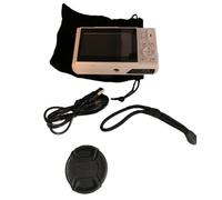 Qerwsdty Cámara digital de 64 MP para fotografía, videocámara Vlog de vídeo 4K, zoom digital de 18x, pantalla plegable de 180°,