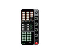 Qerwsdty Cambiador de voz M13, Live Voice Card Voice Changer, micrófono de mano con controlador de DJ de puerto BT de 3,5 mm