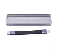 Qerwsdty Carcasa M.2 NVMe NGFF SSD USB 3.2 Gen 2 A M.2 SSD Unidad de Estado Sólido de 20 Gbps Caja M.2 para SSD 2230/2242/2260/2280