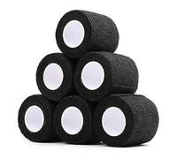 Qerwsdty Cinta Cohesiva Transpirable con Vendaje Adhesivo de 6 Piezas, Cinta de Primeros Auxilios No Tejida para Esguinces e HinchazóN de Tobillo