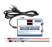 Qerwsdty Comprobador de LED con Salida de 0-300 V, Comprobador de Retroiluminación de TV LED, Tiras de LED Multiusos, Barra de Perlas, Herramienta de Prueba de Lámpara, Enchufe de la UE