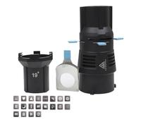 Qerwsdty Condensador de Fotografía Bowens con Forma de Hoja Geométrica Integrada, Filtro GOBO, Lente Única de 19°, con Forma Cónica y Enfoque Automático